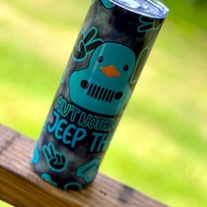 20oz Anit Nothing But a Jeep Thang tumbler.